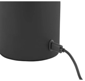 Lampada da tavolo dimmerabile a LED nera con paralume in metallo/con paralume in vetro (altezza 29,5 cm) Camp - Leitmotiv