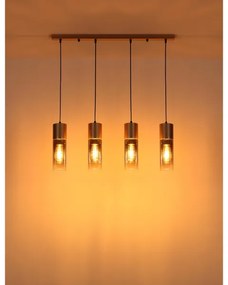 Globo 21000-4HCA - Lampadario a sospensione su cavo ANNIKA 4xE27/25W/230V