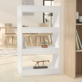 Libreria/divisorio bianco 60x30x103 cm in truciolato