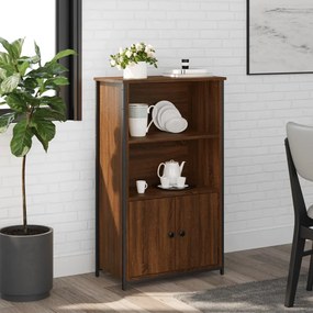Credenza Rovere Marrone 62x32x103,5 Cm İn Legno Multistrato /