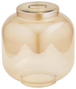 Vetro di ricambio per lampadario E27 diametro 20 cm beige