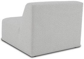 Modulo divano bouclé bianco (parte centrale) Roxy - Scandic