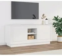 Mobile Porta TV Bianco 102x35x45 cm in Legno Multistrato 819860