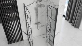 Cabina doccia Rea Molier Black 90x80