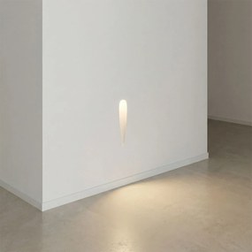 Segnapasso da Incasso GU11 a Goccia in Gesso Pitturabile