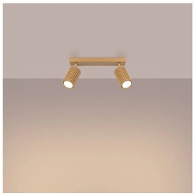 Faretto dorato 6,5x30 cm Gleam – Sollux