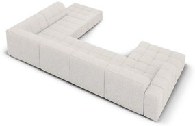 Divano angolare grigio chiaro (angolo destro/"U") Chicago - Cosmopolitan Design