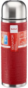 Tefal - Thermos con tazza  1 l SENATOR acciaio inossidabile/rosso