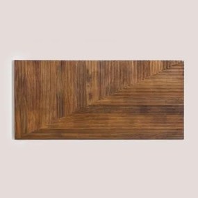 Testiera Baty in legno di mango per letto da 150 cm Legno di mango - Sklum