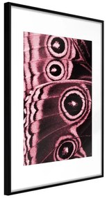 Poster  Butterfly Wings  Cornice Quadri Cornice nera, Larghezza x Altezza Home decor 40x60