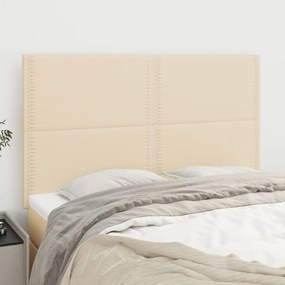 Testiere 4 Pz Crema 72x5x78/88 Cm İn Tessuto /