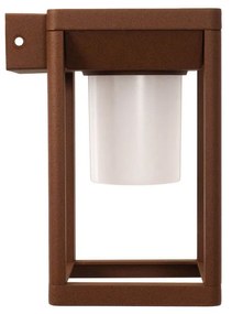 Applique da parete Solare con Sensore Movimento Corten IP54 serie Vimo Colore Bianco Naturale 4.000K