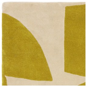 Tappeto giallo ocra in fibra riciclata tessuta a mano 120x170 cm Romy - Asiatic Carpets