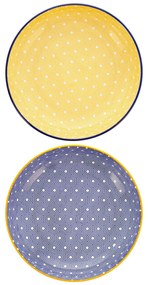 Ciotola Quid Pippa Multicolore Ceramica 20 x 20 x 5 cm (6 Unità) (Pack 6x)
