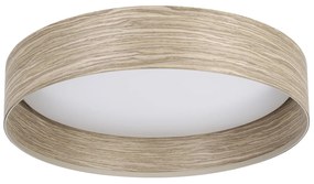 Plafoniera Contemporanea Luppineria Acciaio Sabbia Luce Led Integrato 20W