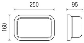 K9 25X16Cm Con Anello 60W E27