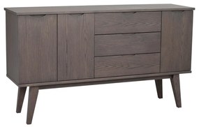 Cassettiera bassa marrone in rovere 150x85 cm Filippa - Rowico