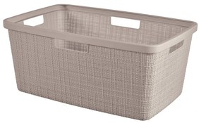 Cesta per il bucato grigio tortora in plastica 46 l Jute – Curver
