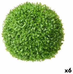 Pianta Decorativa Fogli Sfera Plastica 27 x 27 x 27 cm (6 Unità)