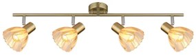Globo 54315M-4 - Faretto ZACHERY 4xE14/40W/230V oro