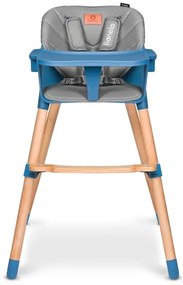 Lionelo - Seggiolone 2 in 1 per bambini KOEN Blue Sky
