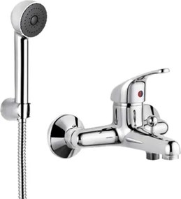 Miscelatore Vasca Esterno Oioli Venezia Cromato + Set Doccetta