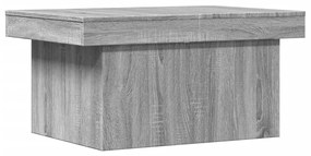 Tavolino da salotto grigio sonoma 100x55x40cm legno multistrato