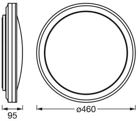 Ledvance -Plafoniera LED RGBW dimmerabile SMART+ CIRCLE LED/28W/230V Wi-Fi