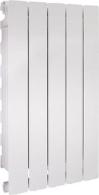 Termosifone in alluminio 5 elementi interasse 700 mm PRODIGE MODERN neutral white