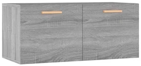 Armadietto a muro grigio sonoma 80x35x36,5 cm legno multistrato