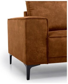 Poltrona in similpelle marrone Copenhagen - Scandic