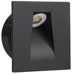 Lampada da parete LED nera MECINOS – EGLO