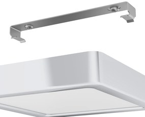 Plafoniera Moderna Fueva 5 In Acciaio Cromo Led Integrato 11W 3000K Ip44