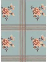 Långelid / von Brömssen Carta da parati Rose - Dala Blue