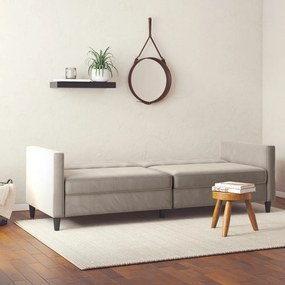 Divano beige in velluto 203 cm Hartford - Støraa