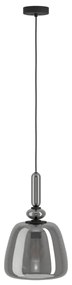 Eglo 39997 - Lampadario a sospensione con filo BOVINO 1xE27/40W/230V fumé