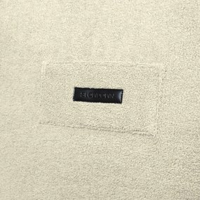 Puof a sacco color crema con rivestimento in bouclé Sofa Snug – SLOWDOWN