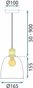Lampada APP1006-1CP WHITE U