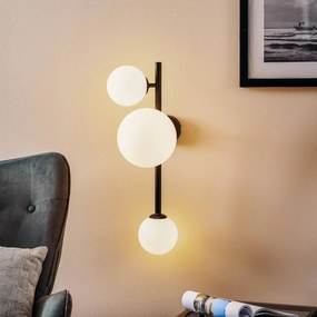 ALDEX Applique Dione, 3 luci, nero