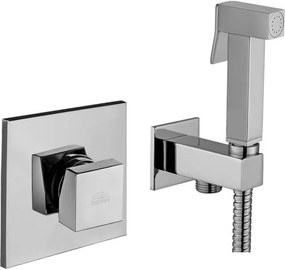 Paffoni KITDUP112CR Miscelatore con Doccetta bidet e Flessibile 120 Cm con Corpo Incasso Cromo