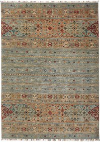 Samarkand Tappeto orientale 150x210 Rosso (Pakistan) Annodato A Mano