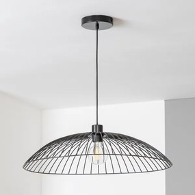 Brilagi - Lampadario LED su cavo CERIA WIRE 1xE27/40W/230V Ø 60 cm nero