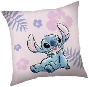 Cuscino per bambini in vello 40x40 cm Lilo a Stitch "Pink" – Jerry Fabrics