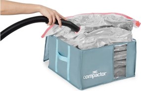 Organizer per vestiti sottovuoto in plastica 42x40x25 cm Blue Edition – Compactor