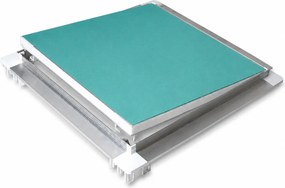 Botola d'Ispezione per Cartongesso 30x50 cm con telaio in Alluminio e Guarnizione