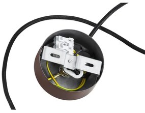 Argon 8444 - Lampadario a sospensione con filo PIAVA 1xE14/7W/230V alabastro marrone