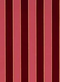 Osborne & Little Tapete Regency Stripe - Carmine/ Gold