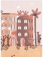 Isidore Leroy Carta da parati panoramica Marrakech Poudre - Panel B