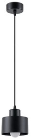 Lampada a sospensione nera ø 12 cm Alastro - Sollux