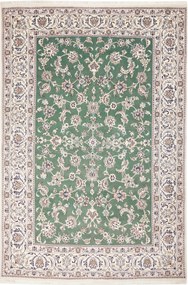 Nain Tappeto 300x200 Verde (Iran) Annodato A Mano